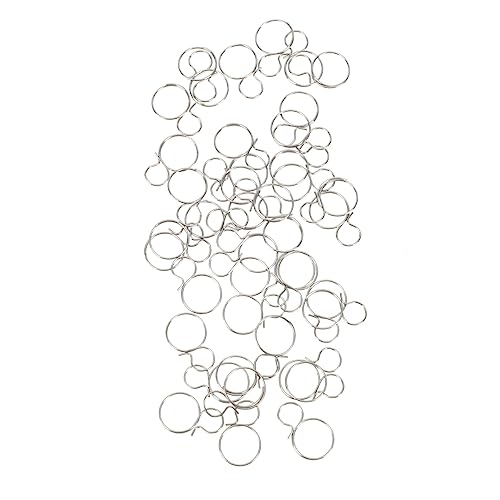 KICHOUSE 40piezas Anillos Conectores Para Lámparas Araña Anillos De Resistentes Para Colgar Cristales Accesorios Para Diy Cortinas De Cristal y Candelabros De Techo
