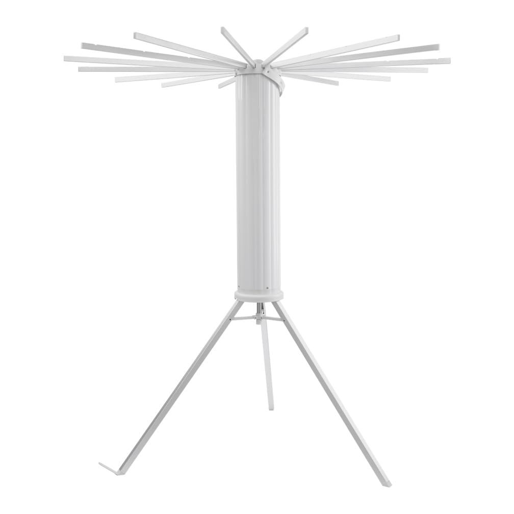 Hershii Kleiderständer faltbar mit 16 Kleiderstange Wäschetrockner Ständer aus Aluminium zusammenklappbarer wäscheständer für Garten, Balkon, Innen, Außen, Camping (Aluminiumstange)