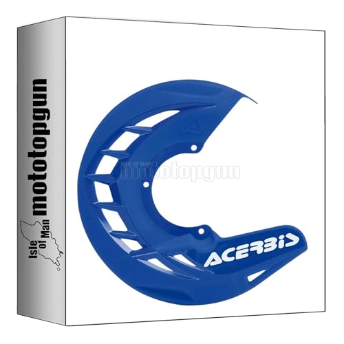 Couvercle de disque Acerbis X-Brake bleu pour Rieju MR Racing 250