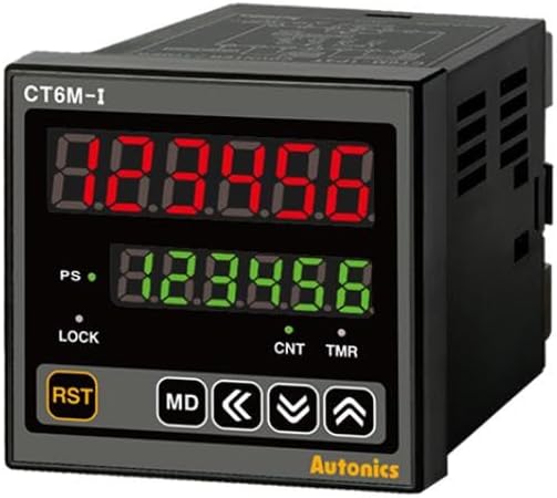CT6M-I2T Counter/Timer, W72xH72mm, 6-Digit, LED, 24VAC~ 50/60Hz, 24-48VDC