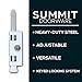 SUMMIT DOORWARE Sliding Patio Door Lock for Enhanced Home Security | Sliding Door Locks with 2 Keys | Lock for Sliding Glass Door | Door Security | Keep Your Family Safe and Secure