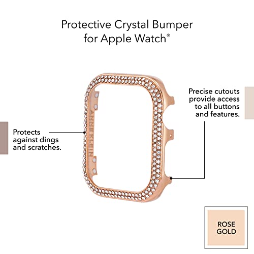 Image of Anne Klein Premium Crystal Bumper, Compatible with Apple Watch, Seamless Fit, Easy Installation, Bumper for Apple Watch