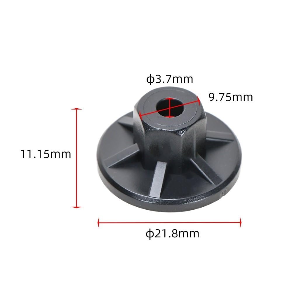Przegub kulowy Pasuje do Audi Volkswagon Porsche Nakrętka błotnika Wkładka Osłona przeciwbryzgowa Pod nakrętką pokrywy Plastikowy klips mocujący(50PCS)