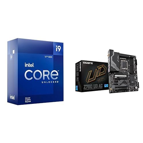 Image of Intel Core i9-12900KF Gaming Desktop Processor + GIGABYTE Z790 Motherboard
