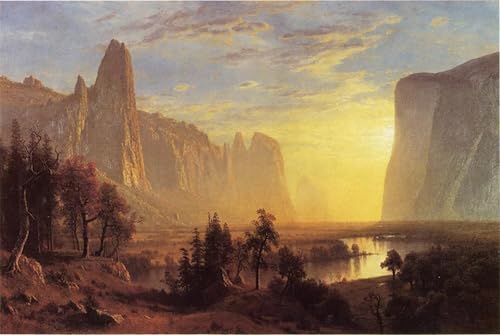 Impression d'art Yosemite Albert Bierstadt 60x90cm