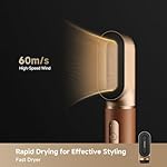 dreame AirStyle Pro, 7-in-1 Hair Styler, Fast Drying, 2 Curling Barrels, Volumizing Hair, Smoothing Brush, Reduce Frizz, Leather Package, Airflow Styling, Magnetic Design - Image 5