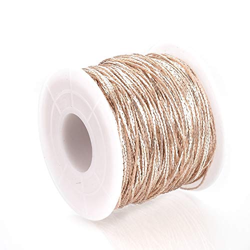 Rose Gold Plated Brass Beading Snake Chain For Jewelry Making - 0.6Mm X 0.7Mm #TOP28