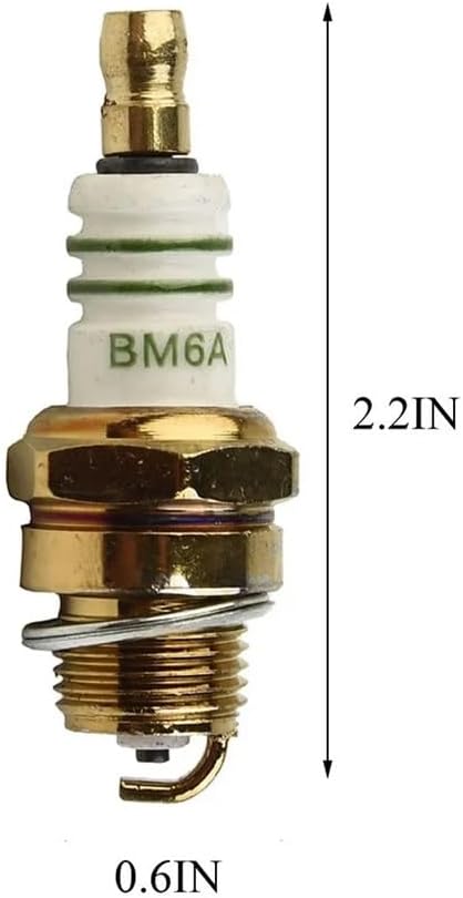 1PC BM6A Spark Plug Fit For Chainsaw Lawn Mower Engine M7 L7T CJ8 1560
