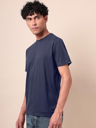 Image of Bewakoof Men's Solid Regular Fit T-Shirt