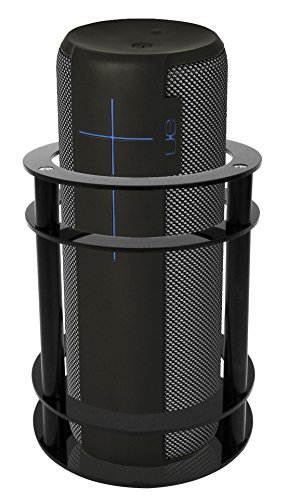 FitSand Speaker Guard Stand Station for UE MEGABOOM - Enhanced Strength and Stability to Protect Alexa Boom Speaker (Black)