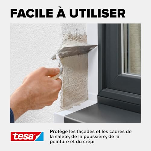 tesa PE Ruban de protection pour plâtrage 33 x 50 mm - vue 5