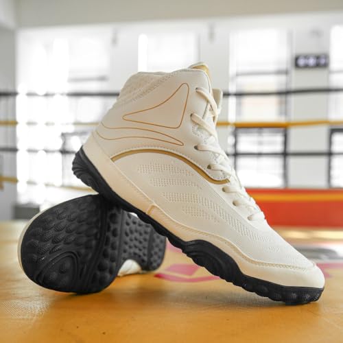 Men's Professional Boxing Wrestling Shoes Breathable Fighting Training Boots Male Combat Shoes Man High Top Fitness Sports Sneakers4