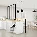 Relaxdays Cubo Basura Cocina con Tapa, Acero Inoxidable, Plateado y Negro, 29.5...