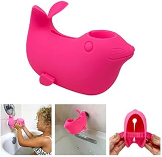 Kids Baby Bath Spout Cover - Faucet Safety Guard - Faucet Cover for a Bathtub for Kids Baby Toddlers - Cute Soft Seal for Enjoyable and Safe Baths for Your Child (Pink)