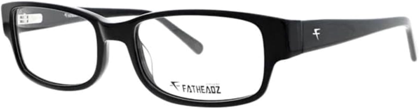 Fatheadz Jaxsonian FH0041 Wide Eyeglasses Large Black Plastic Optical Frame