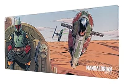 Alfombrilla de ratón XXL Star Wars The Mandalorian Boba Fett - Alfombrilla de Escritorio (Mouse Pad) Protector Escritorio : Impermeable y Antideslizante (80X35 cm) | Ya disponible en tu tienda friki favorita! En mundofriki.es!