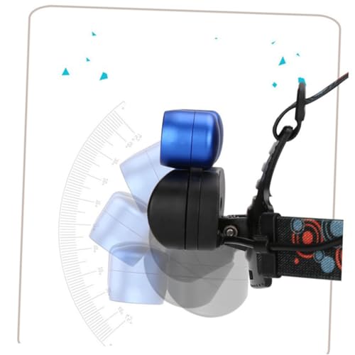 Linterna frontal LED COB recargable USB para camping senderismo y linterna de cabeza 2