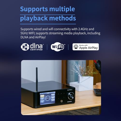 S.M.S.L Reprodutor de áudio DP5SE HiFi pré-amplificador balanceado leitor de música em rede ES903902