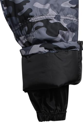 Cherokee Kids Snow Bib - Waterproof Insulated Winter Bib Overalls for Girls and Boys with Adjustable Waistband (Sizes: 4-18), Size 7, Black Camo