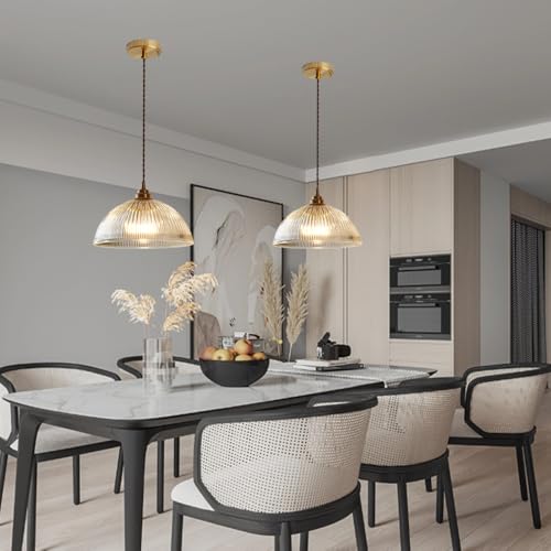 Lámpara colgante de cristal minimalista de un cabezal luminaria para cocina 4