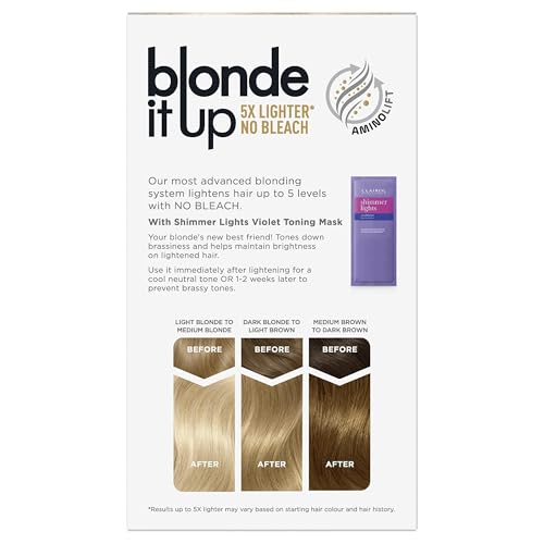 Clairol Blonde It Up Permanent Hair Dye, Platinum Blonde Hair Color, Pack of 1 - Image 3