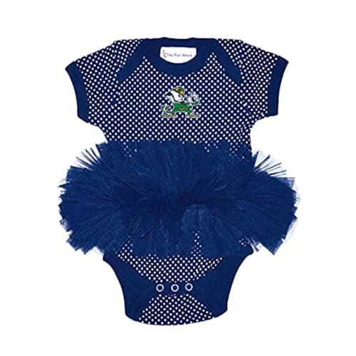 Image of Two Feet Ahead Polka Dot Tutu Baby Bodysuit – Officially Licensed Infant Girl Fan Outfit
