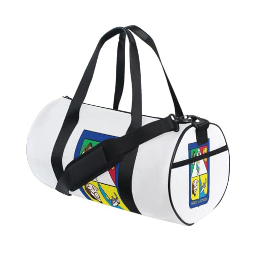 Bolsa de lona ligera con bolsillo interior bandera de Sonora 3
