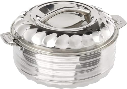 Nobel Double Wall Stainless Steel Hot & Cold Food Insulated Casserole with 2.5L Capacity