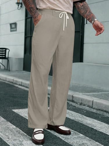 Image of TOPLOT Men's Casual Pant || Trouser for Men || Straight Leg Pant for Man (5267)