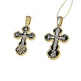 Silberkreuz Kruzifix orthodox Anhänger