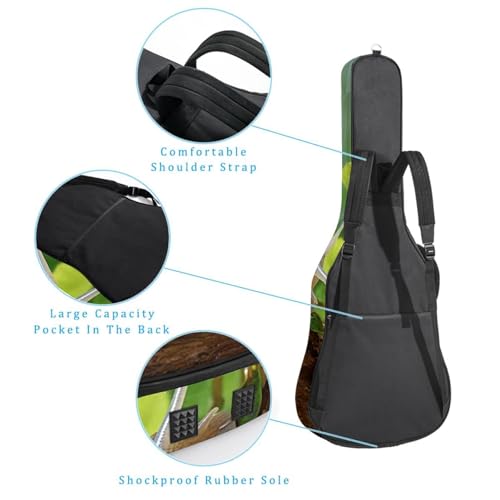 JRHEJTFZ Housse pour guitare acoustique de 1,9 cm d’épaisseur – Imperméable – Durable et élégant – Motif escargot mignon, Multicolore., 42.9×16.9×4.7 in, Motif imprimé tendance - Les Beatles, Paul McCartney, John Lennon, RIngo Starr, George Harrison JRHEJTFZ Housse pour guitare acoustique de 1,9 cm d'épaisseur - Imperméable - Durable et élégant - Motif escargot mignon, Multicolore., 42.9x16.9x4.7 in, Motif imprimé tendance – Image 4