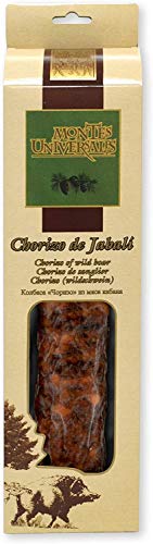 Wildschwein-Chorizo mit schwarzem Trüffel Montes Universales im Karton (300g)