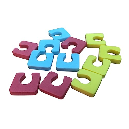 SHERCHPRY 144Pcs Sponge Toe Separators Finger Spacers for Manicure and Random Color Comfortable Design for Easy Use and Nail Art