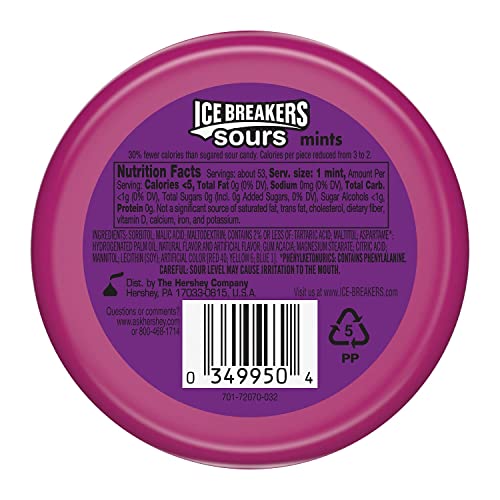 Icebreaker Sours Strawberry + Mixed Berry Duo, 42 Gram