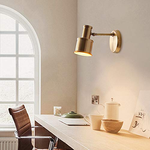 Applique murale nordique orientable en cuivre durable