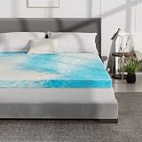Airensky 3 Inch Twin Memory Foam Mattress Topper, Cooling Gel Ventilated Design for Pressure Relief,