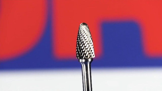 Image of Drill America SE-3 Carbide Burr /Rotary File Oval Double Cut for Die Grinder 3 /8 inch Dia. x 5 /8 inch Cut Length with 1 /4 inch Shank and 2-3 /8 inch Overall Length, DUL Series