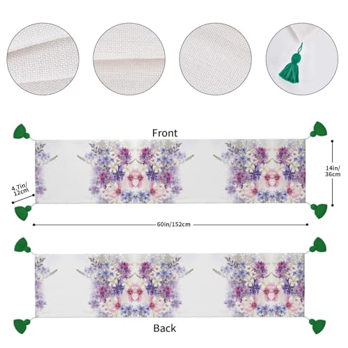 Chemin de table floral lierre de qualité supérieure pour buffet - 5