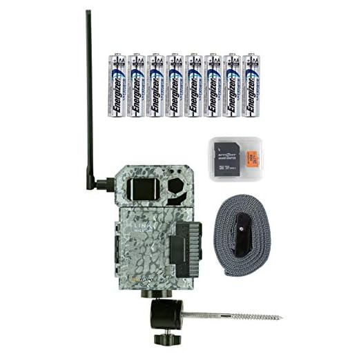 Spypoint Link Micro 4G Cellular Trail Camera with Batteries, Micro SD Card, and Mount (AT&T (USA))