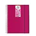 Produktbild FLEXIBLE SPIRALMAPPE STARPLAST - Organizer, mit 80 Hüllen, glatt transparent, A4, widerstandsfähiger Kunststoffdeckel. Büro, Schule, persönlicher Gebrauch - Farbe PINK.
