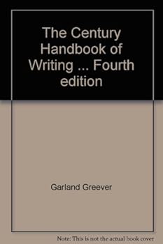Hardcover The Century Handbook of Writing Book