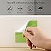60 Pcs Self Adhesive Index Card Pockets with Top Open for Loading, 3.5 x 3.5 inches Clear Plastic Label Holder for Library Office Home Business Labels Storage Bin
