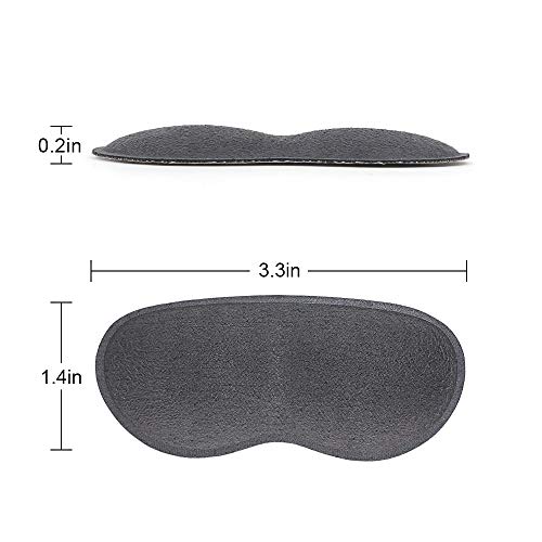 Image of Dr. Foot's Heel Grips for Women and Men, Self-Adhesive Heel Cushion Inserts Prevent Heel Slipping, Improve Shoes Too Big, Rubbing, Blisters, Foot Pain (Grey)