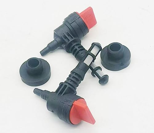 Gabasinover, Replacement Part,90 Degree Fuel Shut Off Valve Service kit Bushing Filter Grommet for brig & Stratton 192980GS,208961 Rotary 13116 Gas Tank Engine Generator Pressure Washer