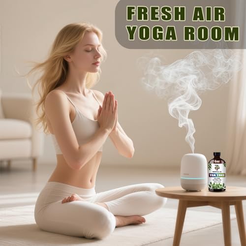 Image of Tea Tree Essential Oil for Diffuser Massage Home, Tea Tree Oil 4 oz