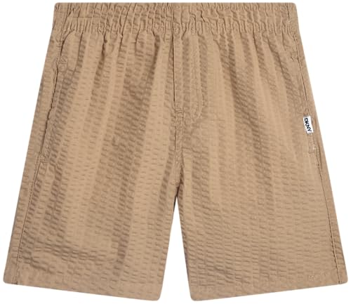 Image of DKNY Toddler Boys Short Set - 2 Piece Cabana Short Sleeve Button Down Shirt and Matching Toddler Shorts for Boys