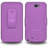  Amzer Shellster Coque Holster pour Samsung Galaxy Note II GT-N7100 Violet