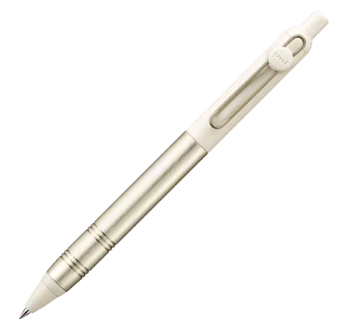 ZENTO Flow Model Ballpoint Pen Birch White 0.38mm Ink Color Black UBNZFL38.70 With Original Stylus Ballpoint Touch Pen