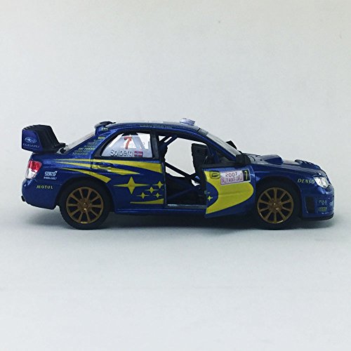 Miniatura Kinsmart Subaru Impreza WRC 1:36 Azul miniatura 4
