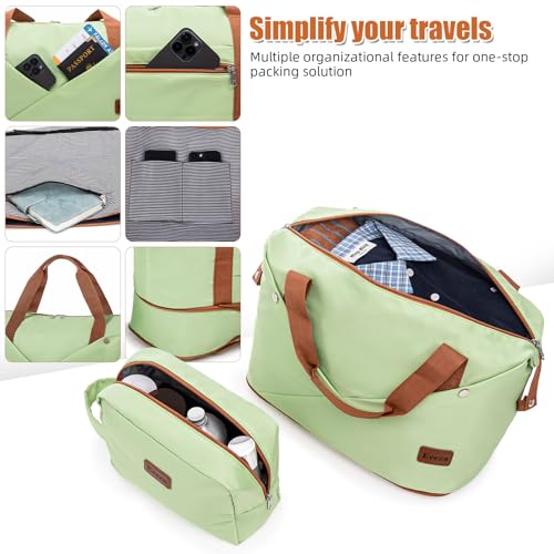 Image of Luggage Sets 6 Piece Suitcases with Wheels,ABS Hard Case Suitcases with Spinner Wheels,Durable Travel Luggage(LightGreen, 6 Piece Set(16 inch /20 inch /24 inch /28 inch)